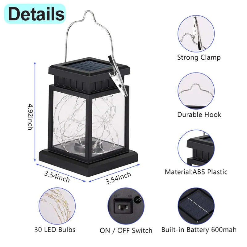 Solar LED Outdoor Floor Lanterns