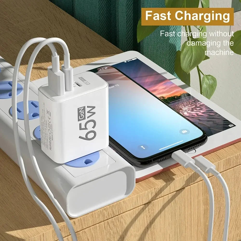 65W GaN Fast Charging Adapter