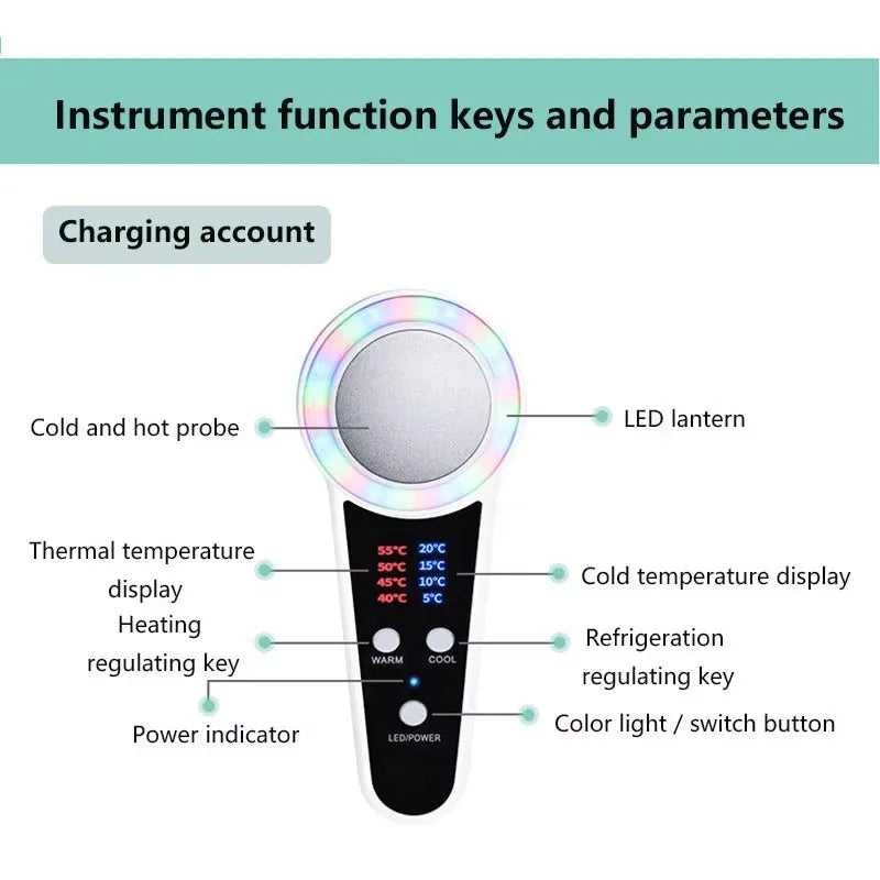 Cryotherapy & Blue Light Acne Treatment Device
