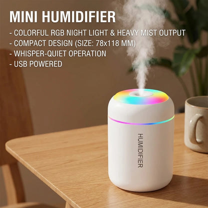 USB Air Humidifier with LED Lights