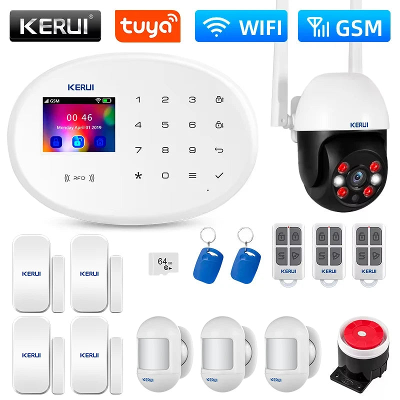 Tuya Smart Security Kit with Motion & Door Sensors