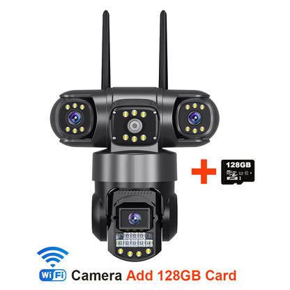 12MP 6K Outdoor Triple-Lens Security Camera