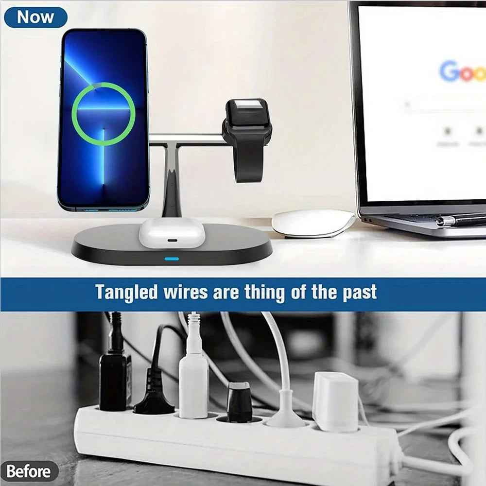 3-in-1 Magnetic Wireless Charging Stand