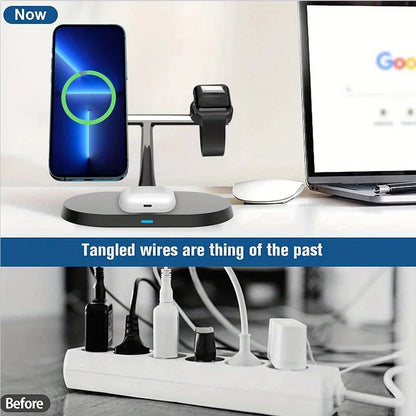 3-in-1 Magnetic Wireless Charging Stand