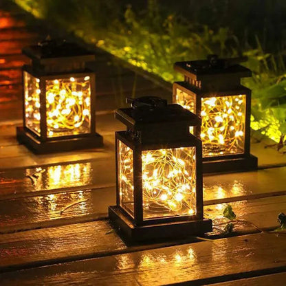 Solar LED Outdoor Floor Lanterns