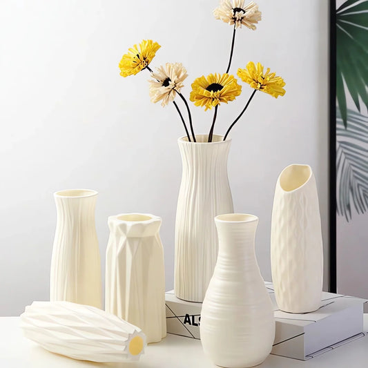 Simple Small Fresh Flower Nordic Plastic Vase