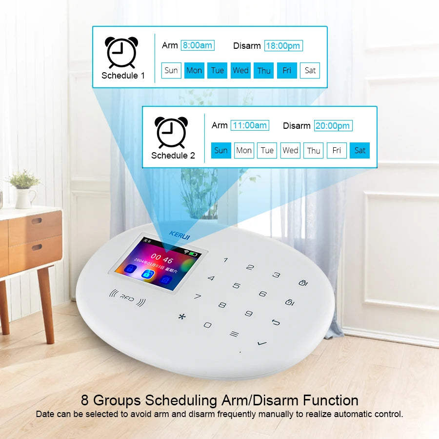 Tuya Smart Security Kit with Motion & Door Sensors