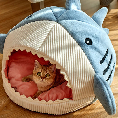 Portable Pet Nest Cave with Cushion Pillow Mat