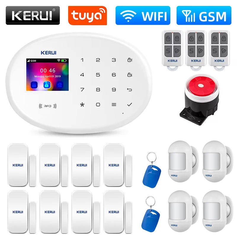 Tuya Smart Security Kit with Motion & Door Sensors