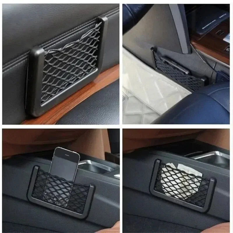 4PCS Car Seat Back Mesh Storage Nets