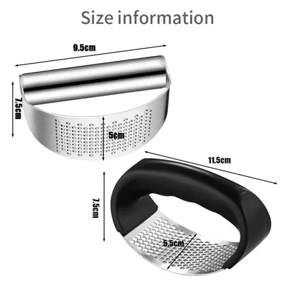 Manual Upgraded Stainless Steel Garlic Press