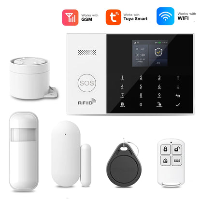WiFi Tuya Smart Home 433MHz GSM Alarm System