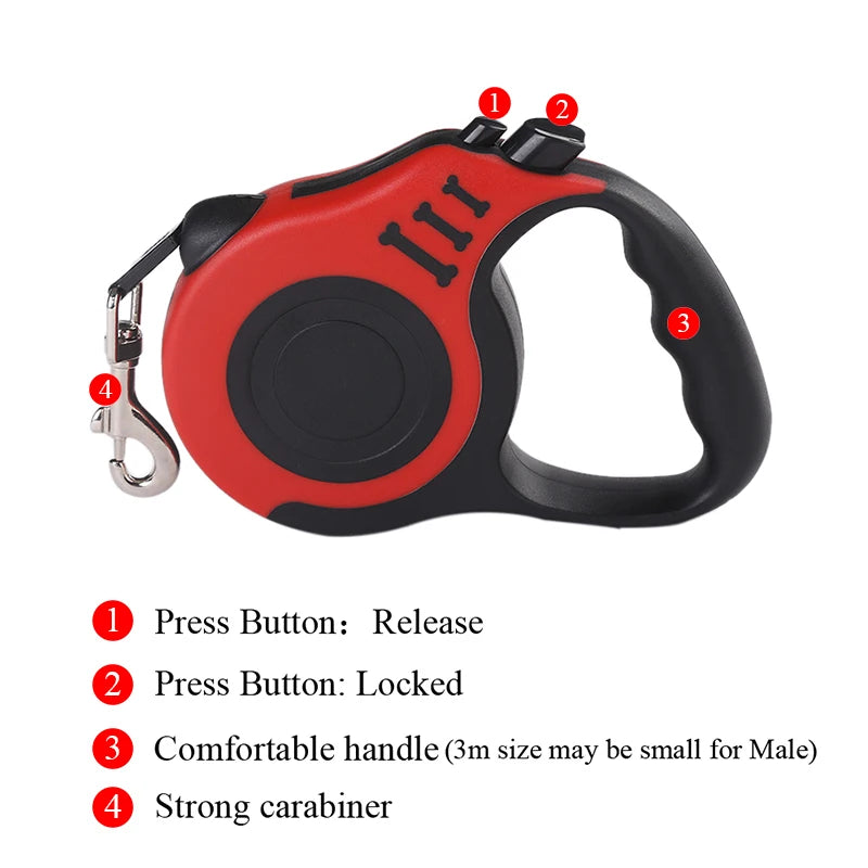 3M & 5M Retractable Dog Leash