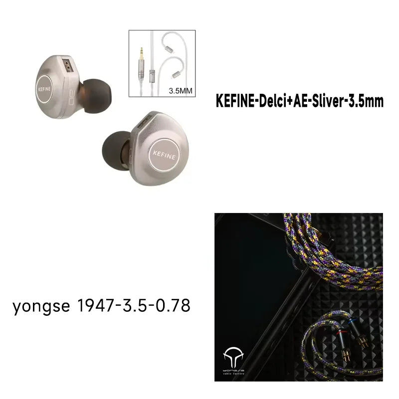 Hi-Fi In-Ear Earphones with Dual Tuning Styles