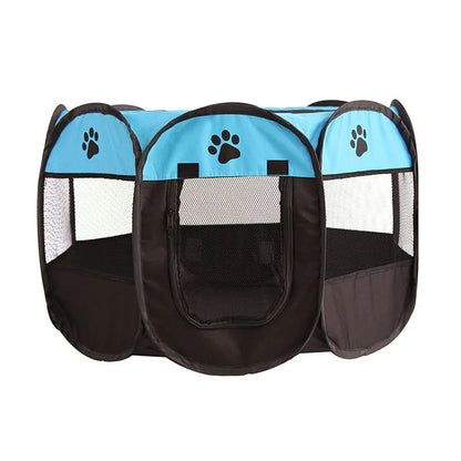 Octagonal Breathable Tent Cage for Cats & Dogs