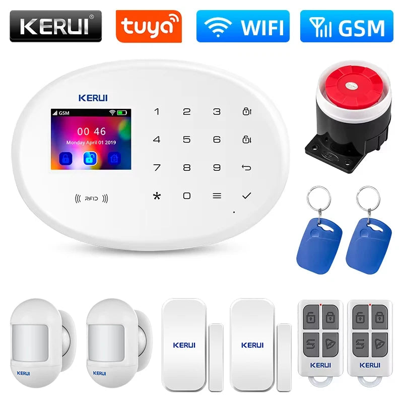 Tuya Smart Security Kit with Motion & Door Sensors