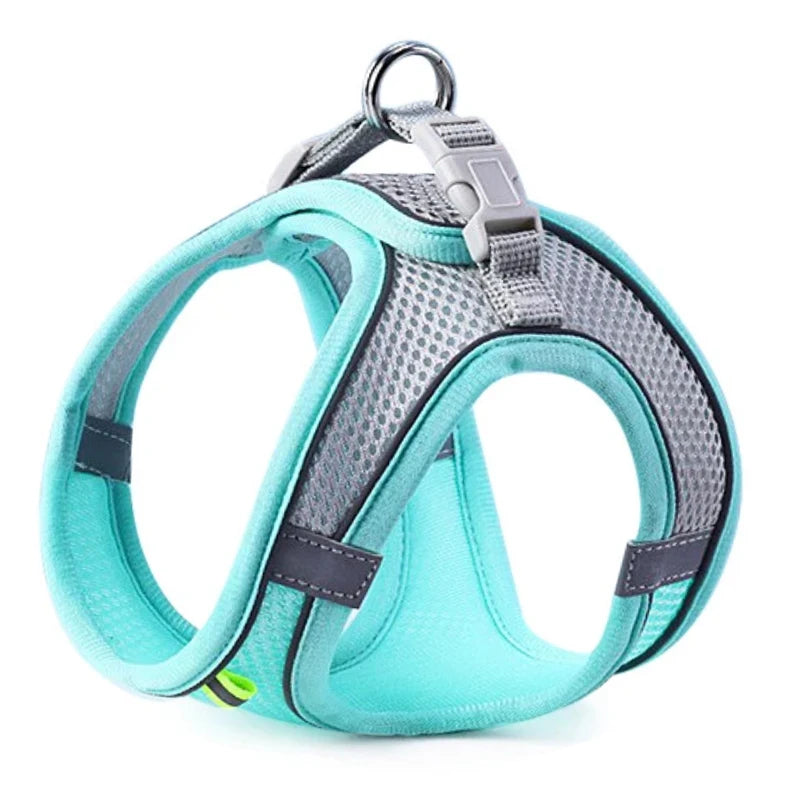 Reflective Adjustable Pet Harness & Leash Set