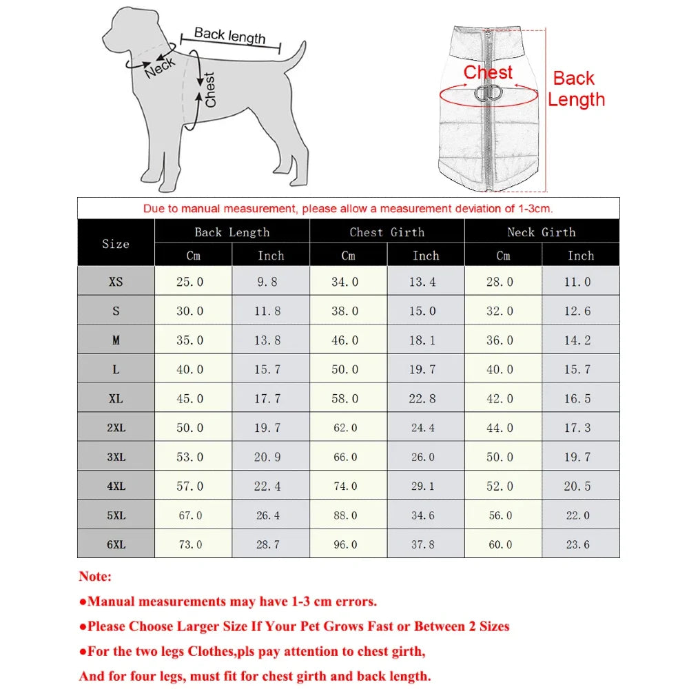 Winter Waterproof Dog & Cat Jacket