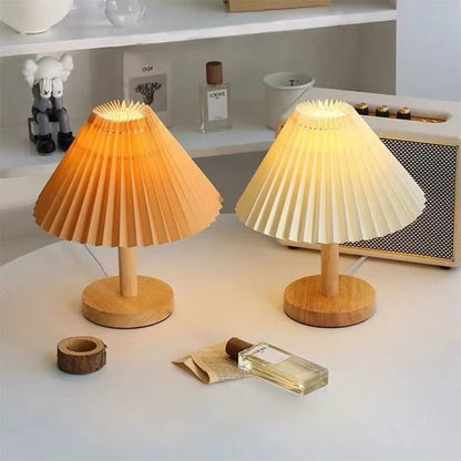 Nordic Pleated Foldable Table Lamp