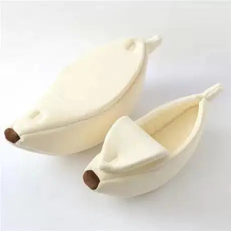 Cute & Cozy Pet House Banana Cat Bed