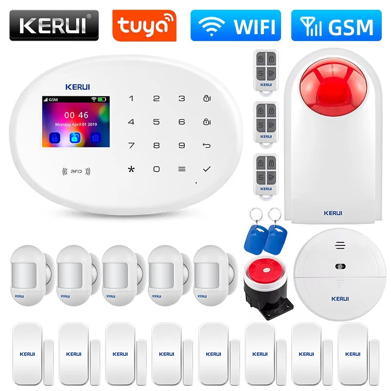 Tuya Smart Security Kit with Motion & Door Sensors