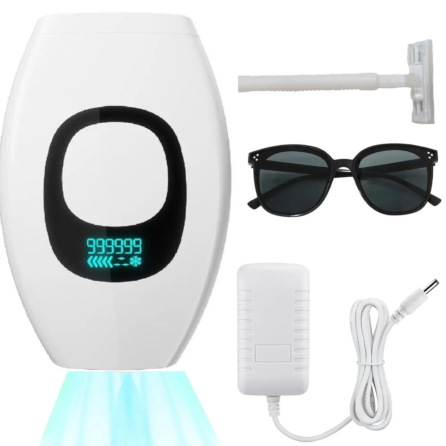 999,999 Flashes IPL Hair Removal Device with LCD Display