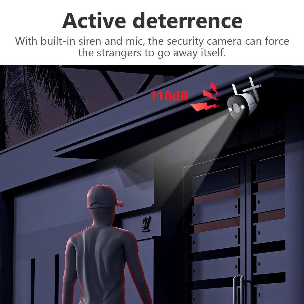 Bullet 2E 5MP Full-Color WiFi Outdoor Security Camera