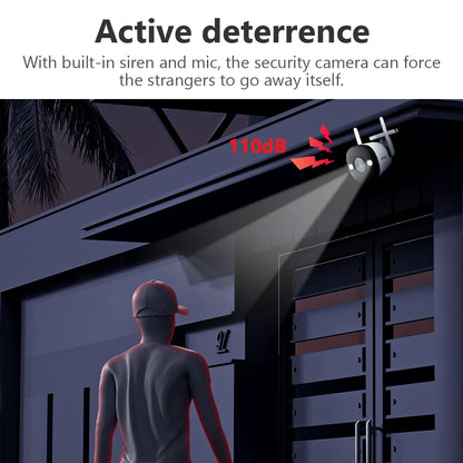 Bullet 2E 5MP Full-Color WiFi Outdoor Security Camera