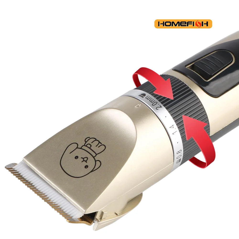 Pet Hair Clipper & Trimmer Electric Grooming Kit