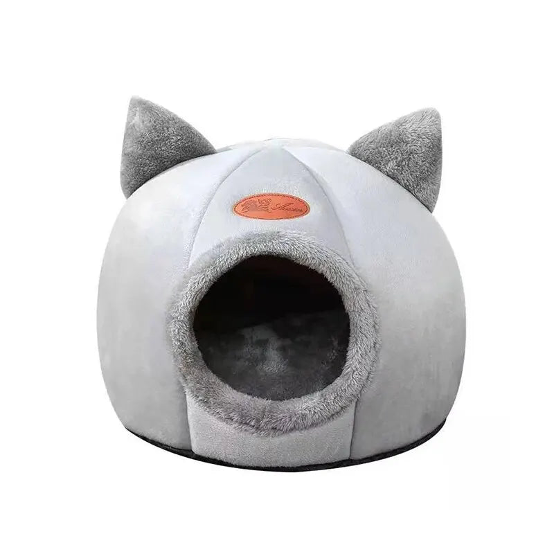 Cat Head Shape Warm Cat House