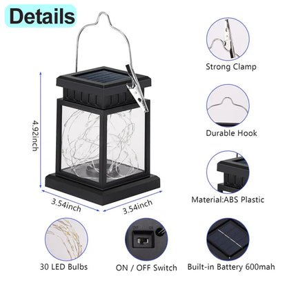 Solar LED Outdoor Floor Lanterns