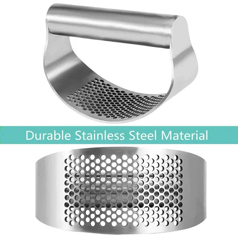 Manual Upgraded Stainless Steel Garlic Press