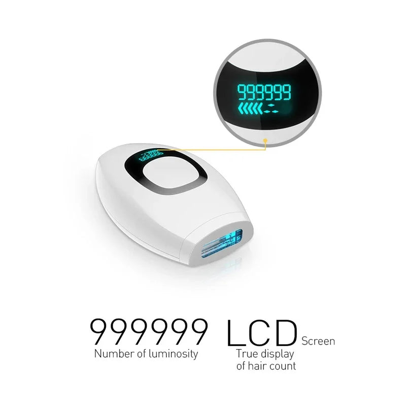 999,999 Flashes IPL Hair Removal Device with LCD Display