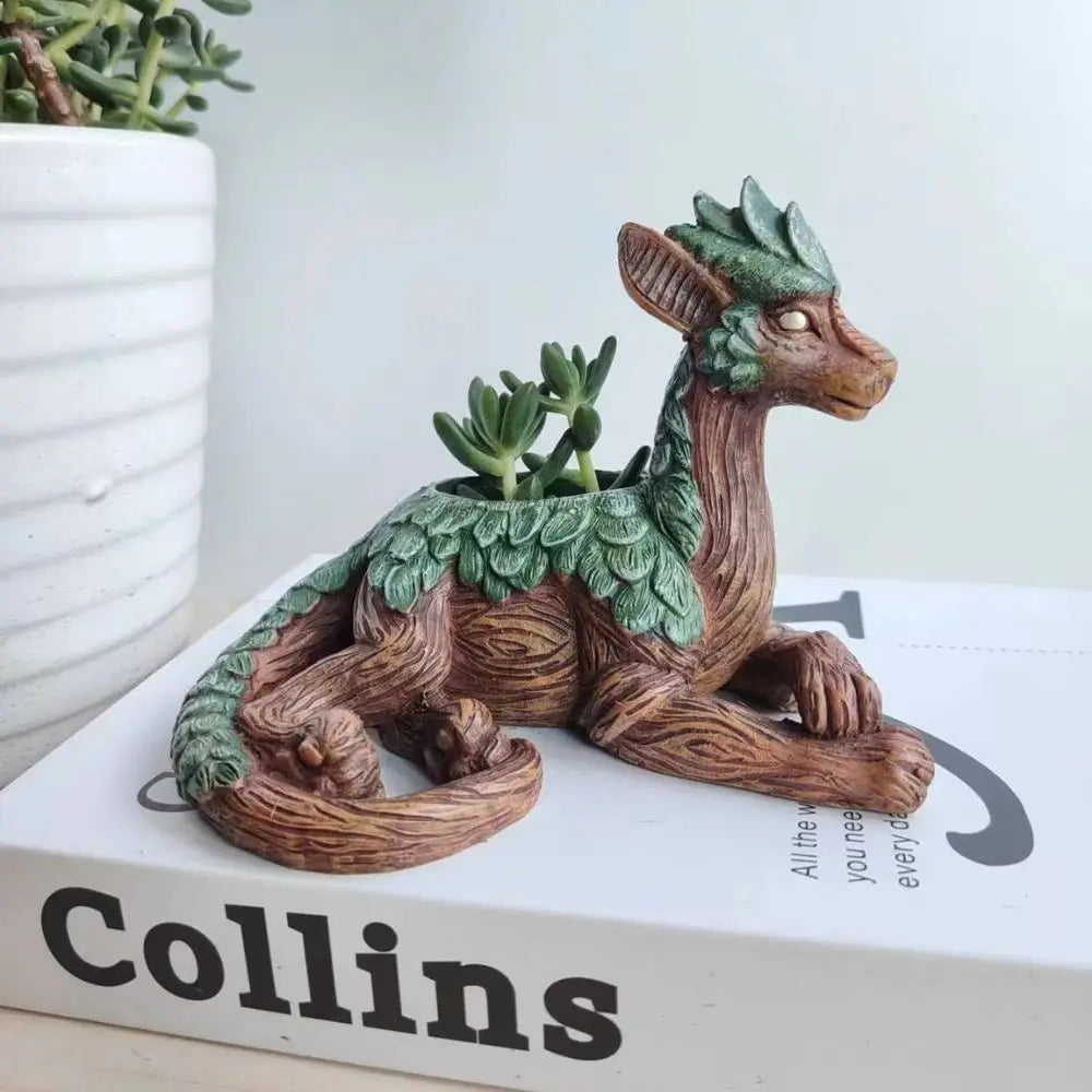 Creative Dragon Tree Planter for Outdoor