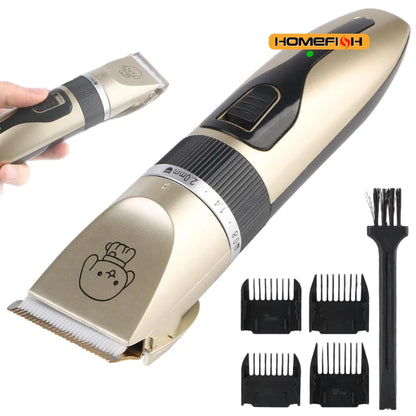Pet Hair Clipper & Trimmer Electric Grooming Kit