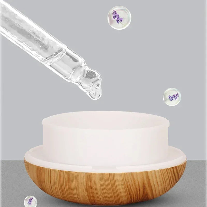350ML Wood Grain Aromatherapy Essential Oil Diffuser