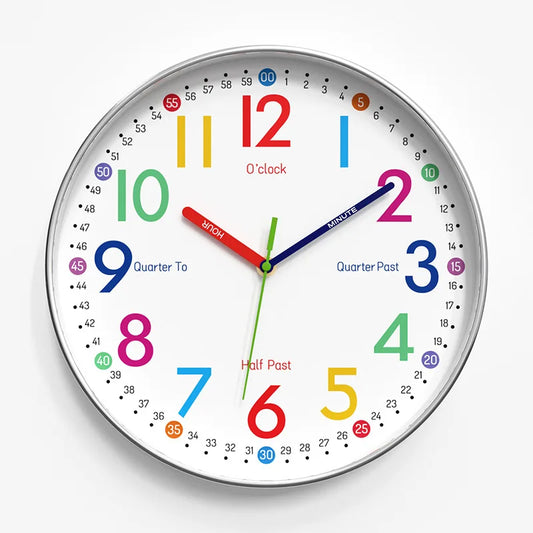 12-Inch Cartoon Children’s Wall Clock