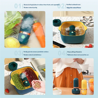 Multifunctional 3000mAh Fruit & Vegetable Cleaning Machine