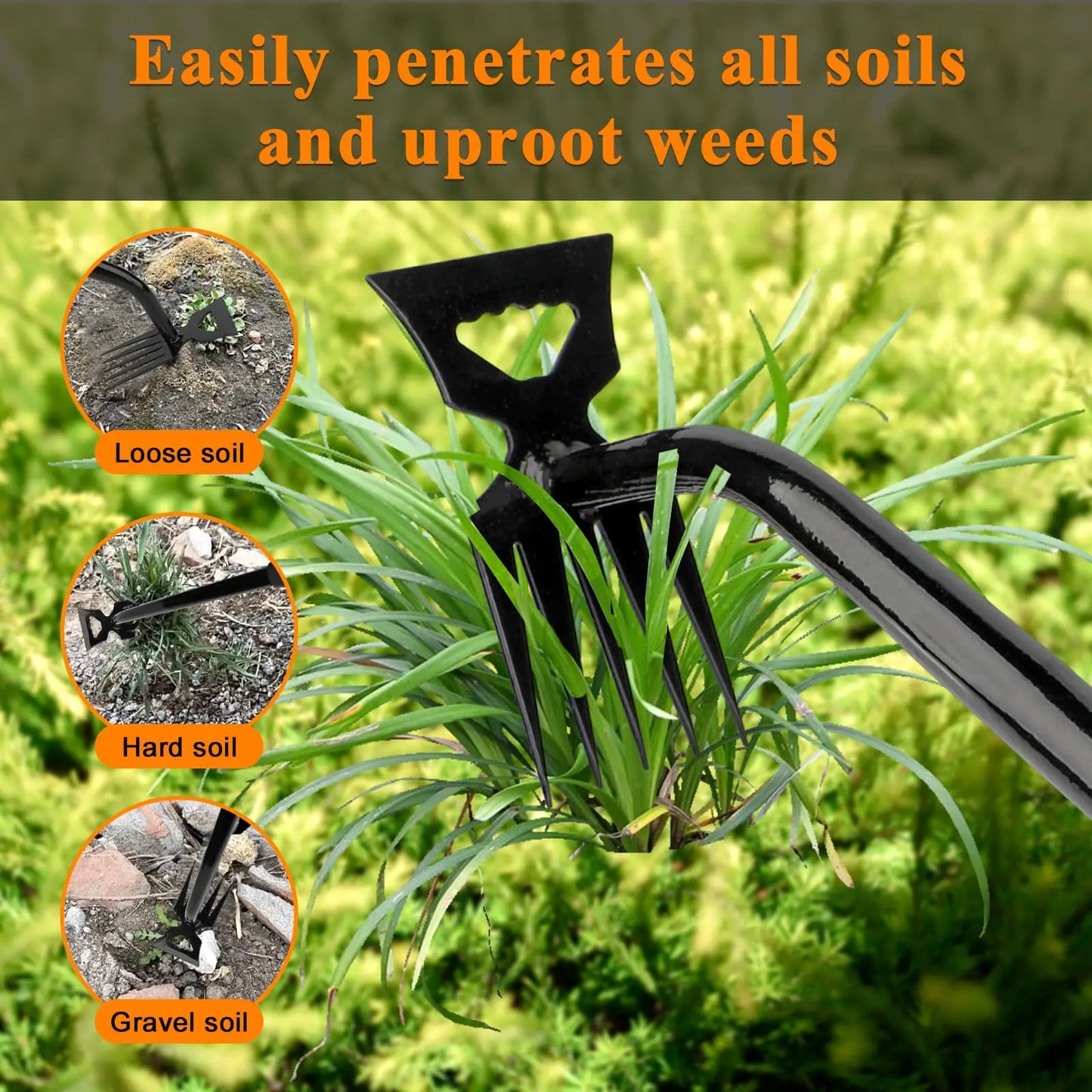 Multifunction Gardening Hand Weed Puller
