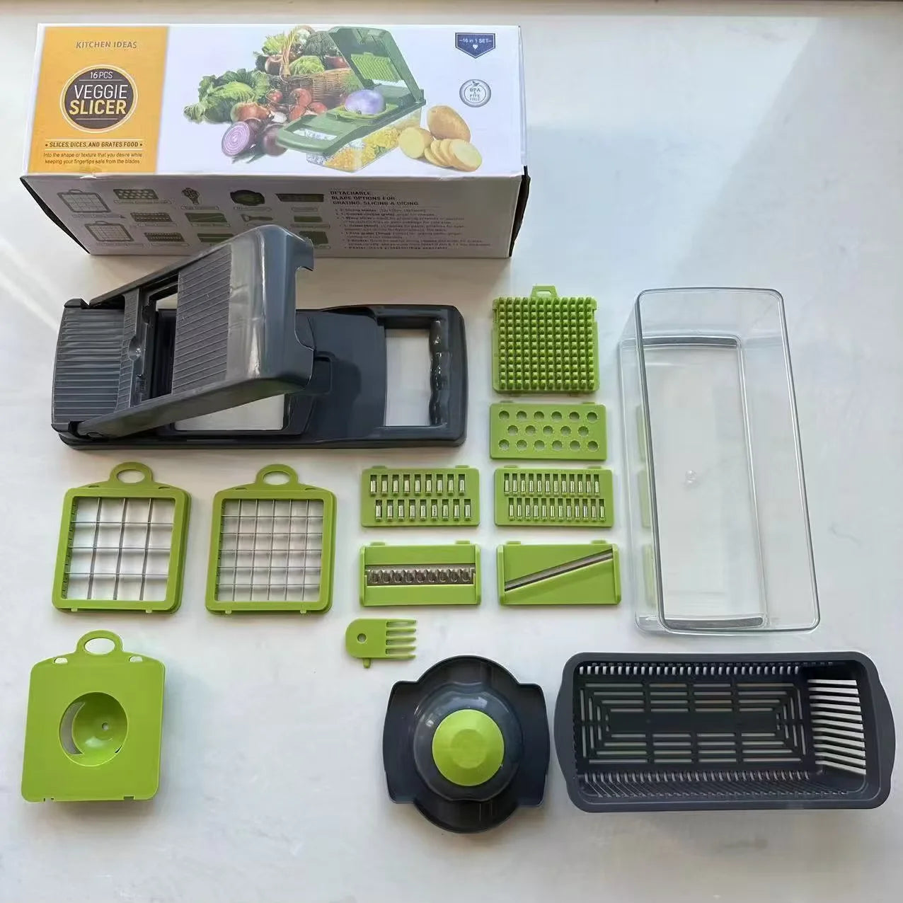 14/16-in-1 Multifunctional Vegetable Chopper