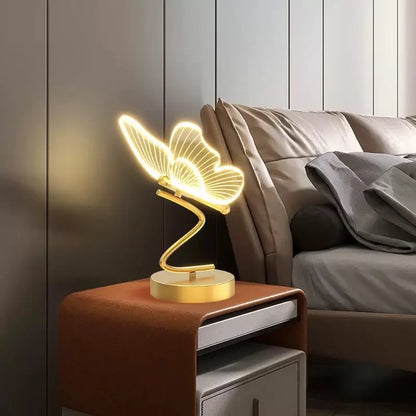 LED Butterfly Nordic Desk Light with Switch Button