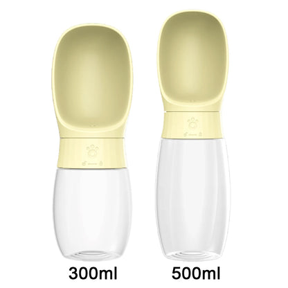 500ml Portable Dog Water Bottle with Drinking Bowl