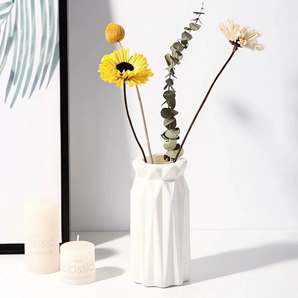 Simple Small Fresh Flower Nordic Plastic Vase
