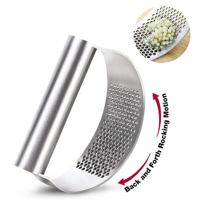 Manual Upgraded Stainless Steel Garlic Press