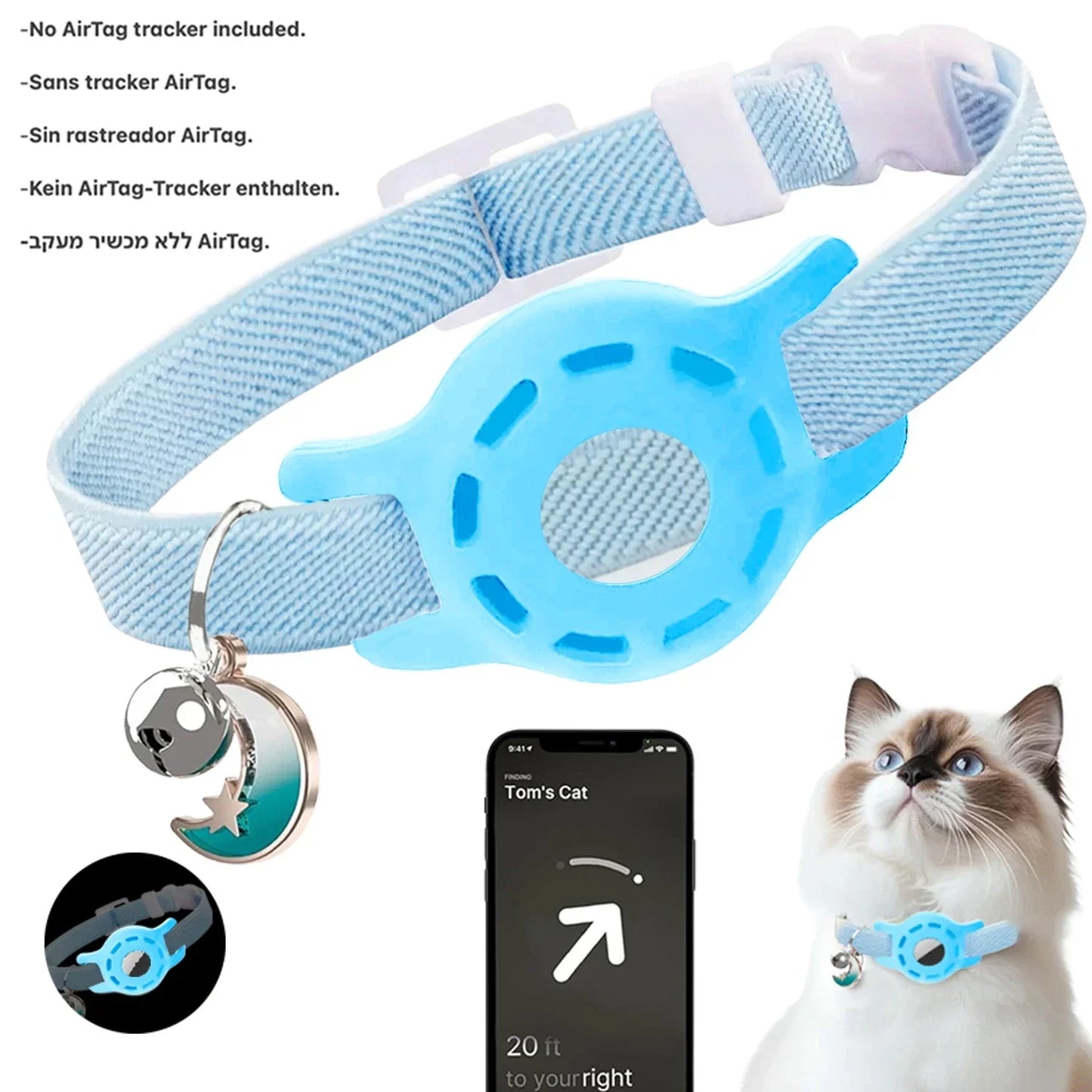 Adjustable Elastic Nylon Dog & Cat Collar with Bell