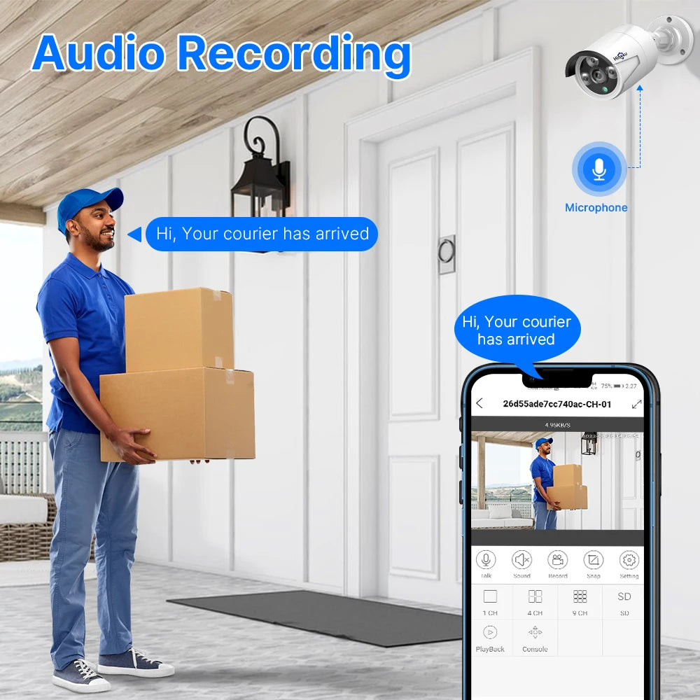 5MP Audio IP Security Camera