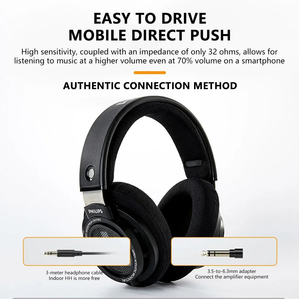 Philips SHP9500 Head-Mounted Wired Headphones
