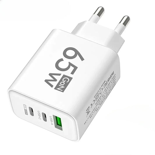 65W GaN Fast Charging Adapter