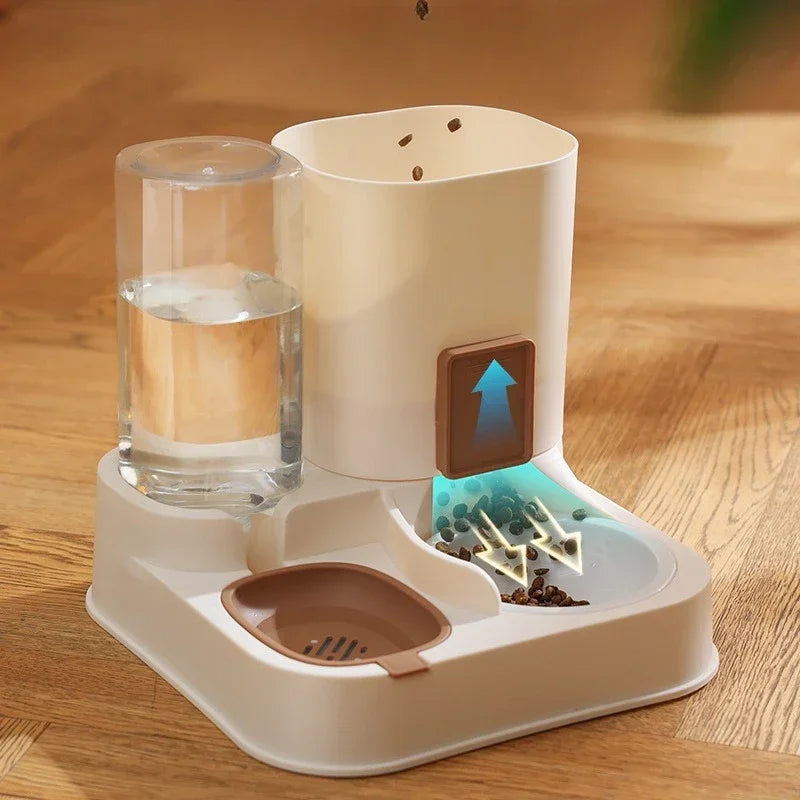 All-in-One Pet Food & Water Feeding Machine