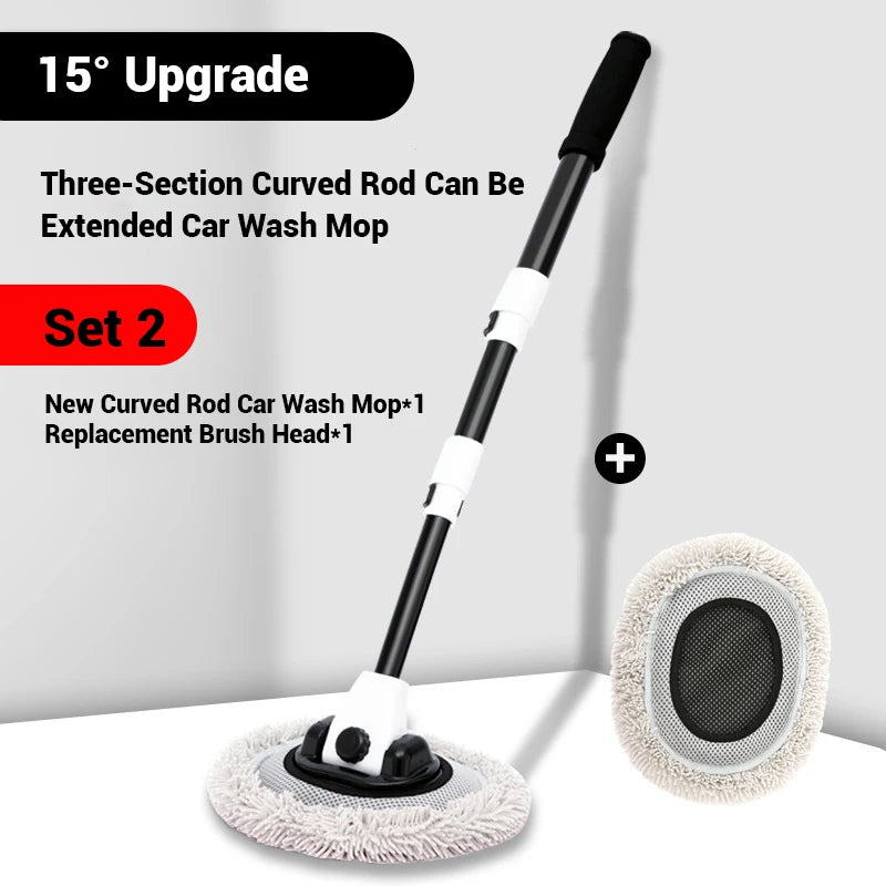 Car Wash Brush with Telescopic Handle